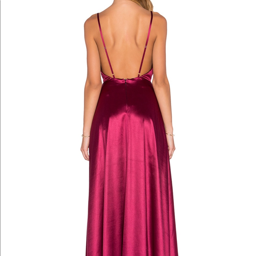 Revolve plunge front maxi dress - Picture 3 of 6